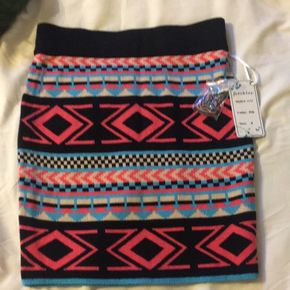 New Juniors Freckles Mini Sweater Skirt S